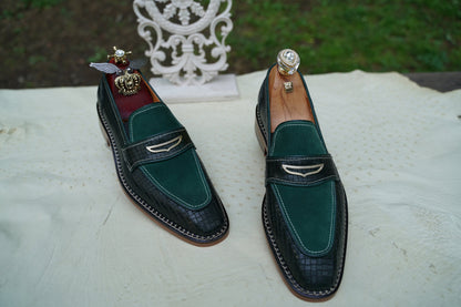Premium Quality Men Loafers ShoesLeather Sole Handmade Slip On Dress Shoes Suit Shoes Men Loafers  Custom Men Shoes Party Wear Shoes