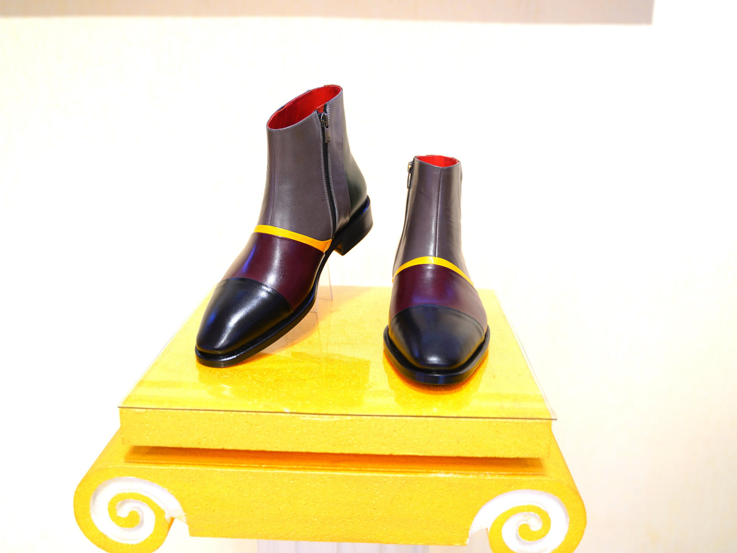 Bespoke Multicoloured Premium Men Boot Customizable Made-To-Order Chealsea Boot Full Handmade Top Quality Boot