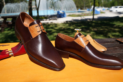 Leather Men Shoes Oxford Shoes Handmade Oxford Shoes Premium Shoes Asil Shoes Custom Size Gift For Men