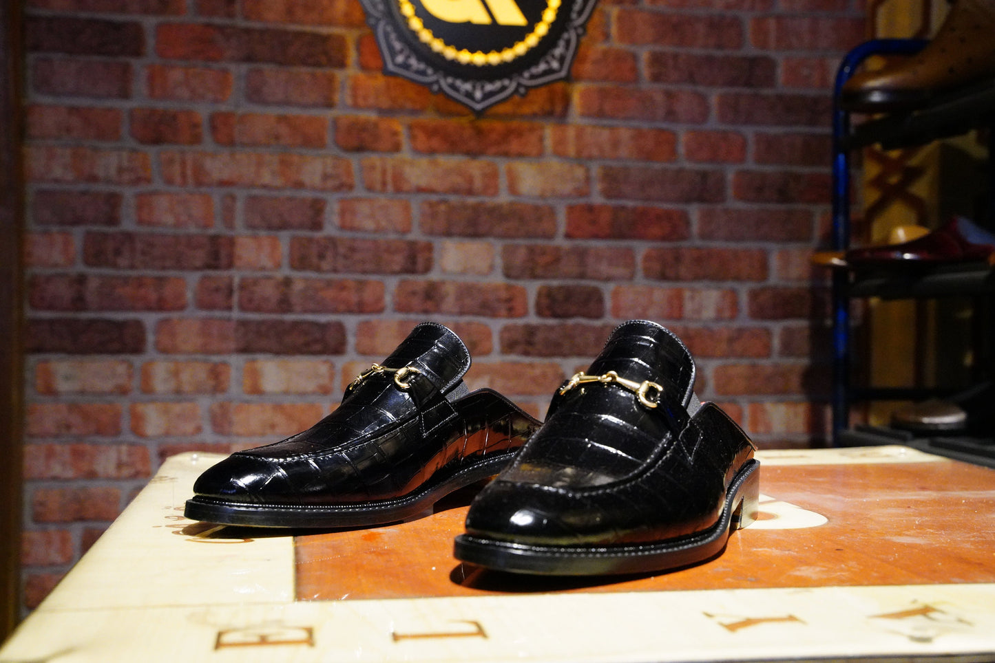 Black Leather Luxury Mens Slippers Premium Quality Custom Slipper With Name Customizable Handmade Slipper Confortable Business Slipper