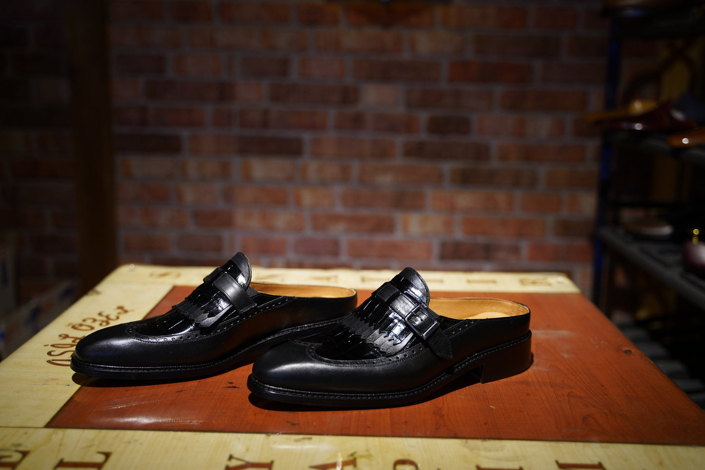Custom Slipper With Name For Men Genuine Leather Handmade Premium Quality Luxury Slipper Formal Slipper Gift For Men Christmas Gift For Men
