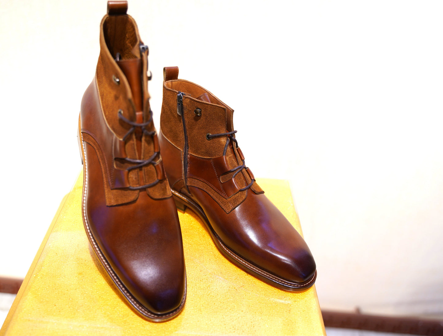 Premium Quality Handmade Genuine Leather Men Boot / Fully Customizable Made-To-Order Bespoke Men Boot Brogue Vintage Men Boot /ASILSHOES/