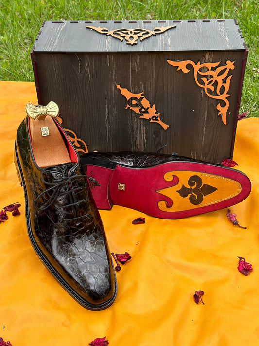 Patent Leather Men Dress Shoes Luxury Oxford Derby Shoes Party Shoes Custom Shoes